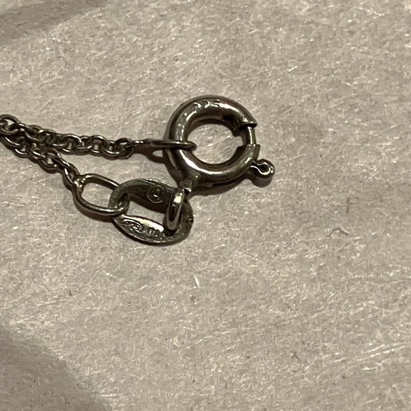 Onyx and MOP Sterling Silver Pendant - Picture 5 of 7